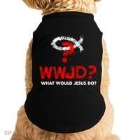 WWJD? What Would Jesus Do Doggie Tank thumb 0