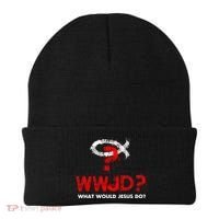 WWJD? What Would Jesus Do Beanie thumb 0
