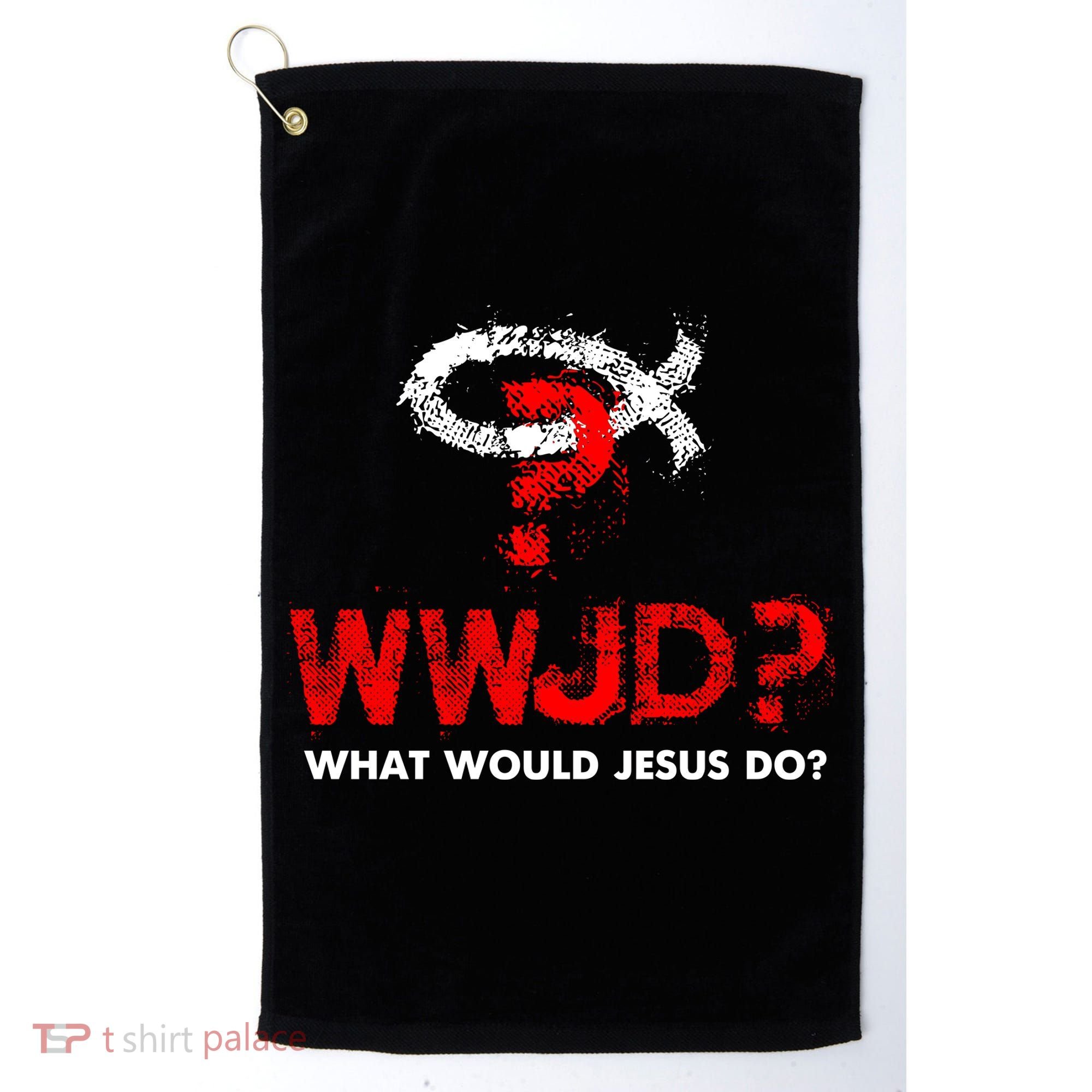 WWJD? What Would Jesus Do Golf Towel
