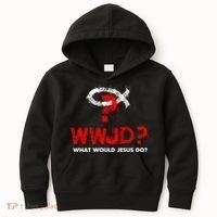 WWJD? What Would Jesus Do Kids Hoodie thumb 0