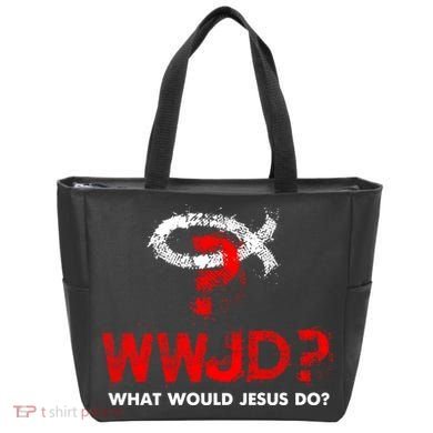 WWJD? What Would Jesus Do Tote Bag