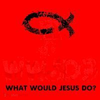 WWJD? What Would Jesus Do Santa Hat thumb 1