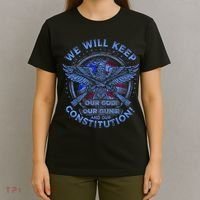We Will Keep Our God Guns And Constitution 2nd Amendment T-Shirt thumb 4