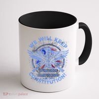 We Will Keep Our God Guns And Constitution 2nd Amendment Coffee Mug thumb 1