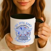 We Will Keep Our God Guns And Constitution 2nd Amendment Coffee Mug thumb 3