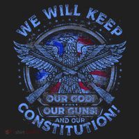 We Will Keep Our God Guns And Constitution 2nd Amendment Beanie thumb 2