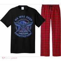 We Will Keep Our God Guns And Constitution 2nd Amendment Pajama Set thumb 0