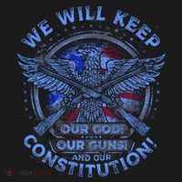 We Will Keep Our God Guns And Constitution 2nd Amendment Pajama Set thumb 2
