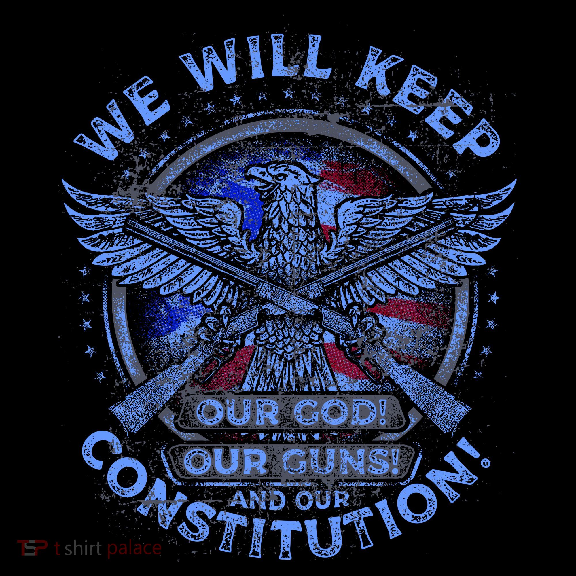 We Will Keep Our God Guns And Constitution 2nd Amendment Mousepad