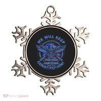 We Will Keep Our God Guns And Constitution 2nd Amendment Ornament thumb 0