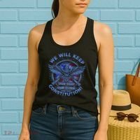 We Will Keep Our God Guns And Constitution 2nd Amendment Women's Tank Top thumb 2