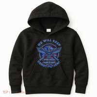 We Will Keep Our God Guns And Constitution 2nd Amendment Kids Hoodie thumb 0