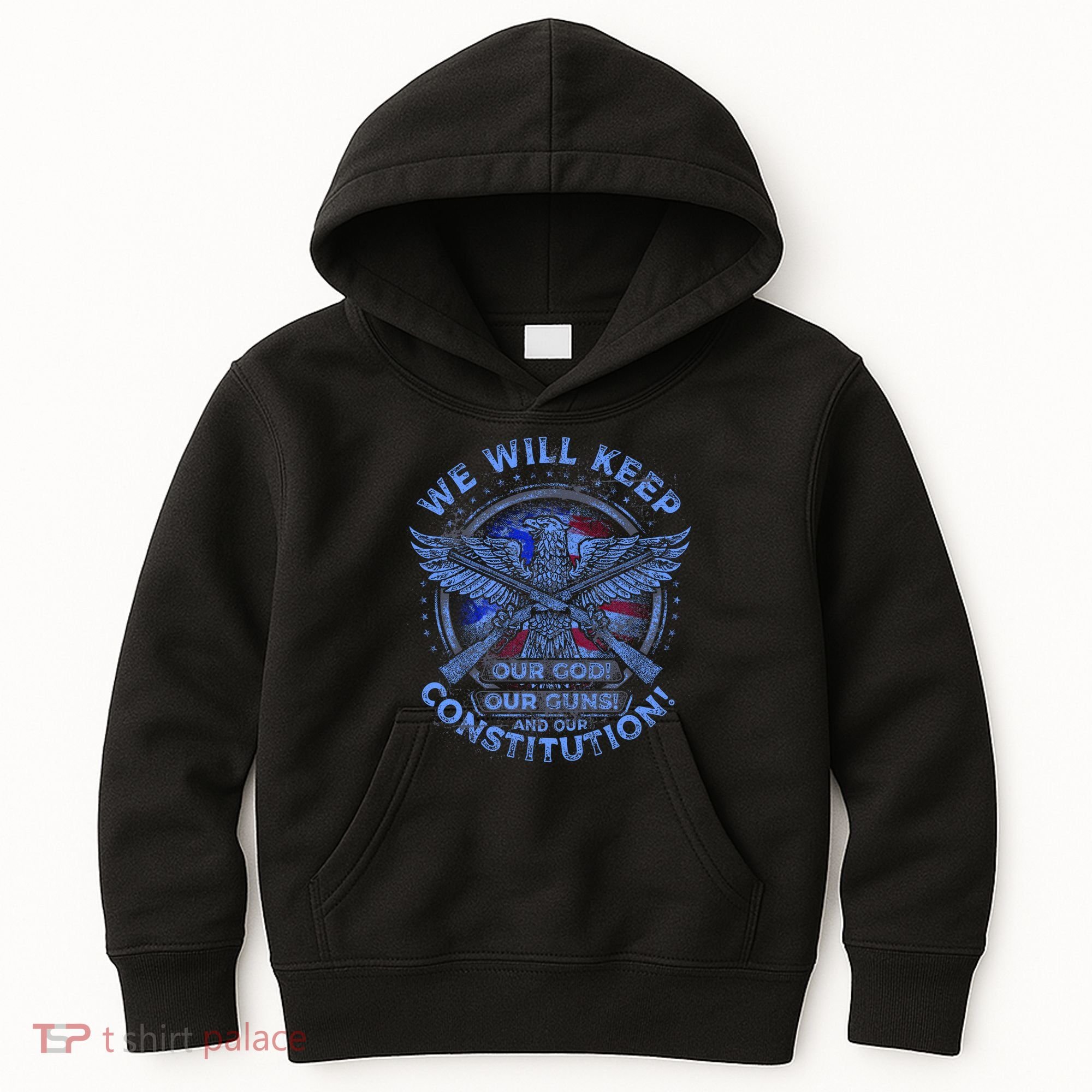 We Will Keep Our God Guns And Constitution 2nd Amendment Kids Hoodie