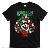 Womens Woman Life Freedom Iran Zan Zendegi Azadi Persian T-Shirt thumb 0