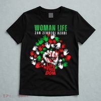 Womens Woman Life Freedom Iran Zan Zendegi Azadi Persian T-Shirt thumb 5