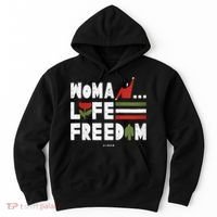 Womens Woman Life Freedom Hoodie thumb 0