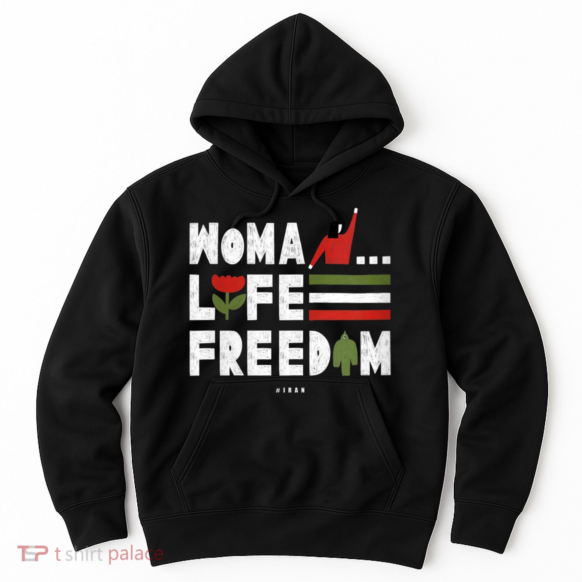 Womens Woman Life Freedom Hoodie