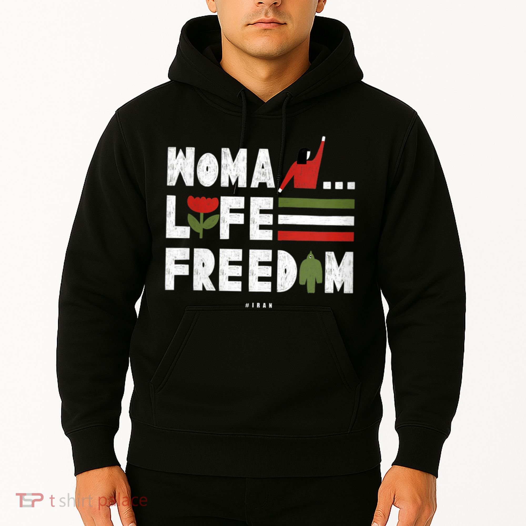 Womens Woman Life Freedom Hoodie