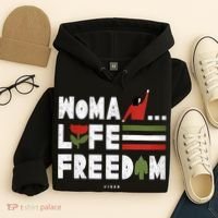 Womens Woman Life Freedom Hoodie thumb 4