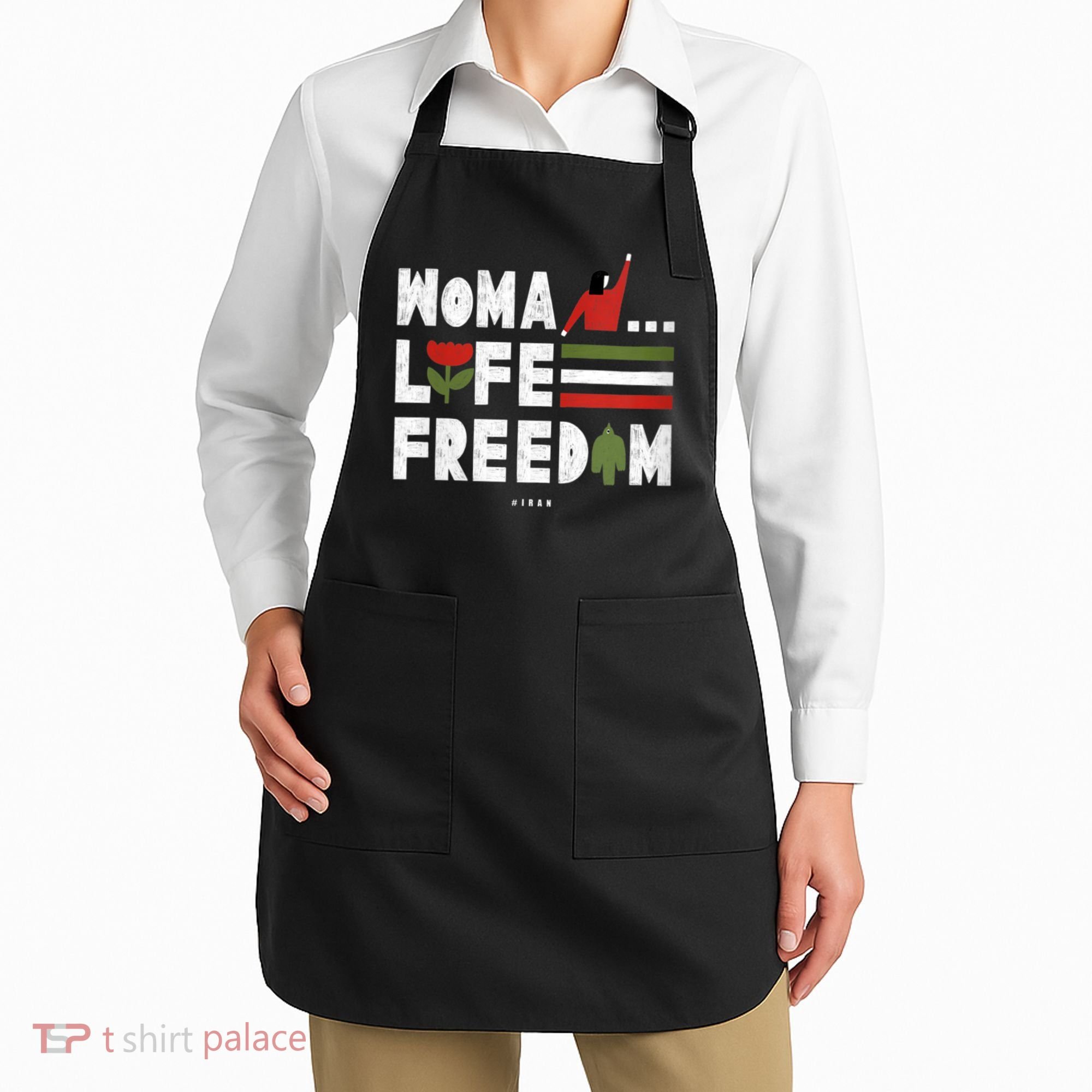 Womens Woman Life Freedom Apron