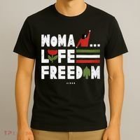 Womens Woman Life Freedom T-Shirt thumb 3