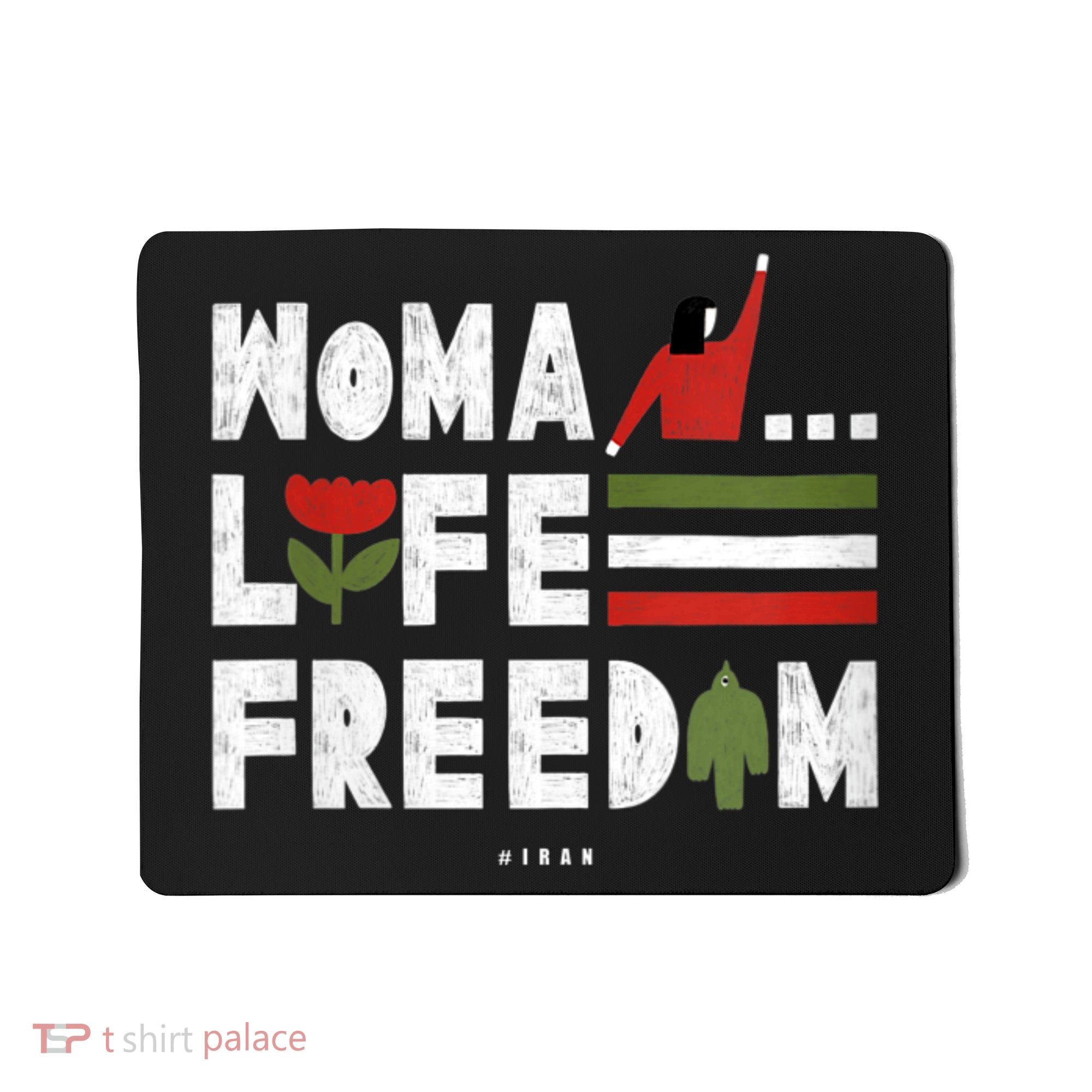 Womens Woman Life Freedom Mousepad