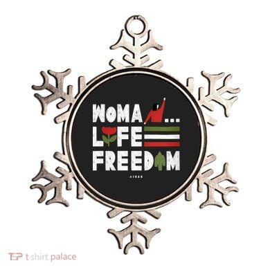 Womens Woman Life Freedom Ornament