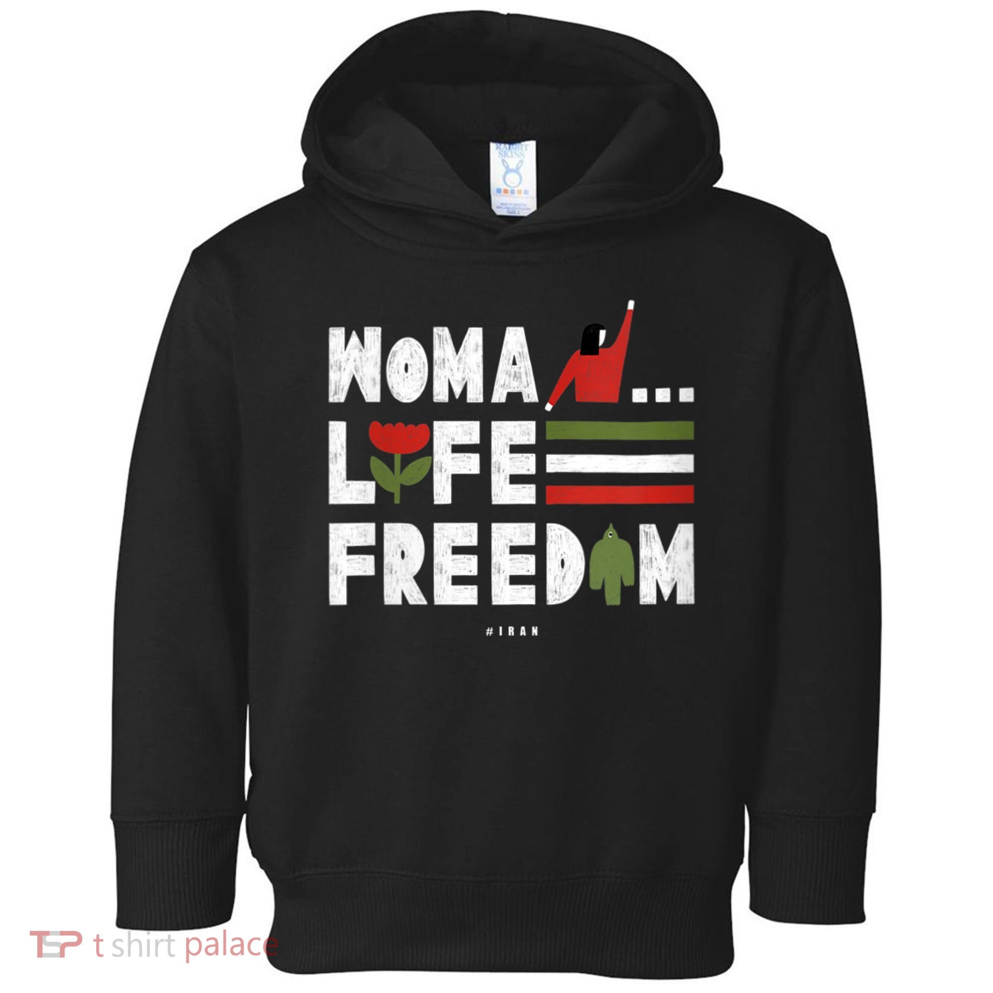 Womens Woman Life Freedom Toddler Hoodie