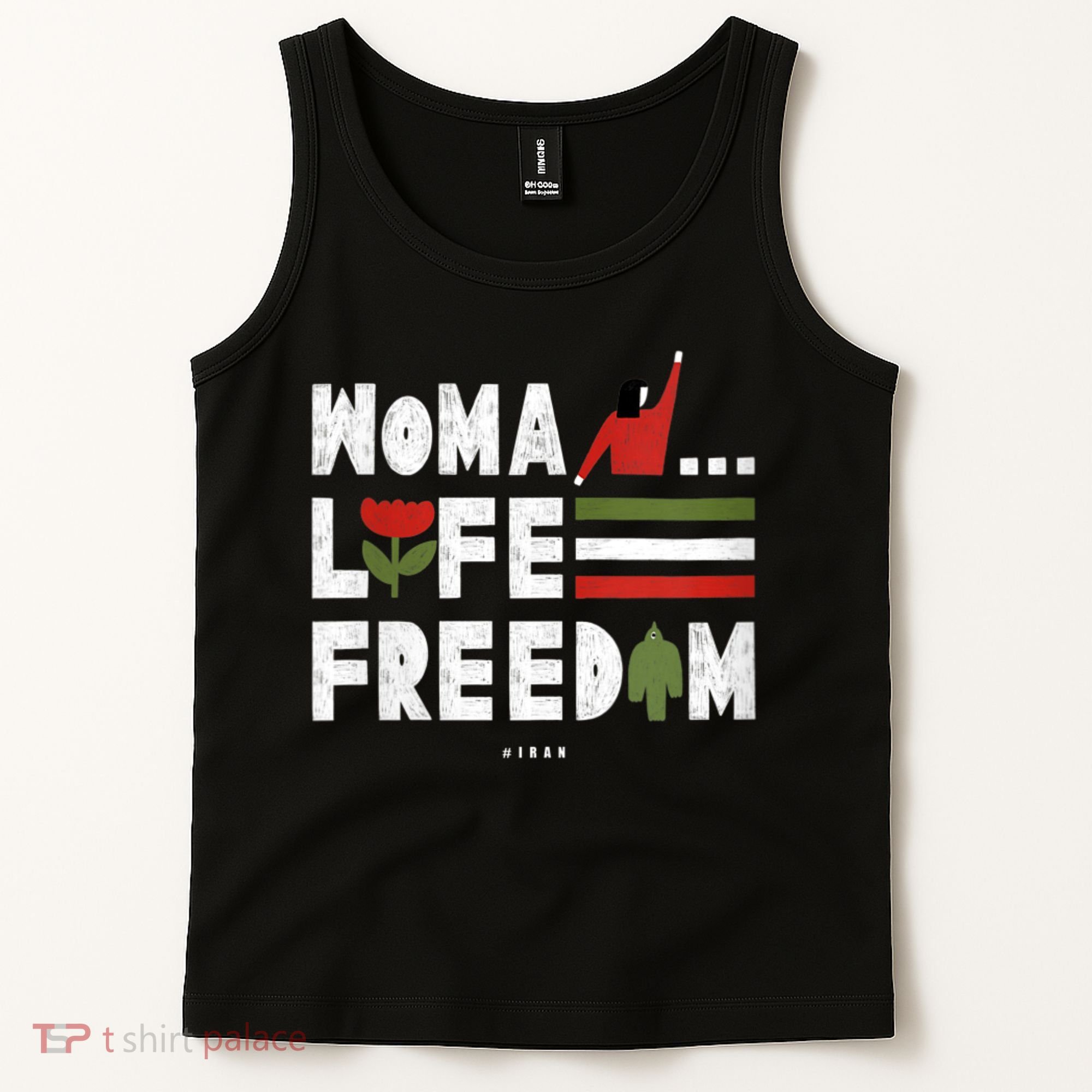 Womens Woman Life Freedom Tank Top