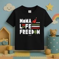 Womens Woman Life Freedom Toddler T-Shirt thumb 3