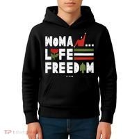 Womens Woman Life Freedom Kids Hoodie thumb 4