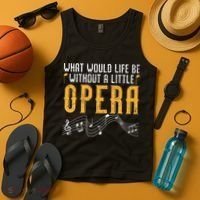 What Would Life Be Without A Little Opera Singer Tank Top thumb 4