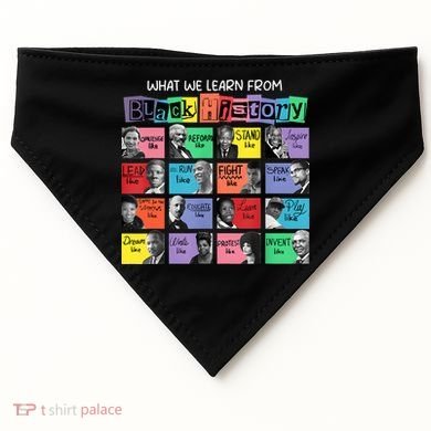 What We Learn From Black History USA-Made Doggie Bandana