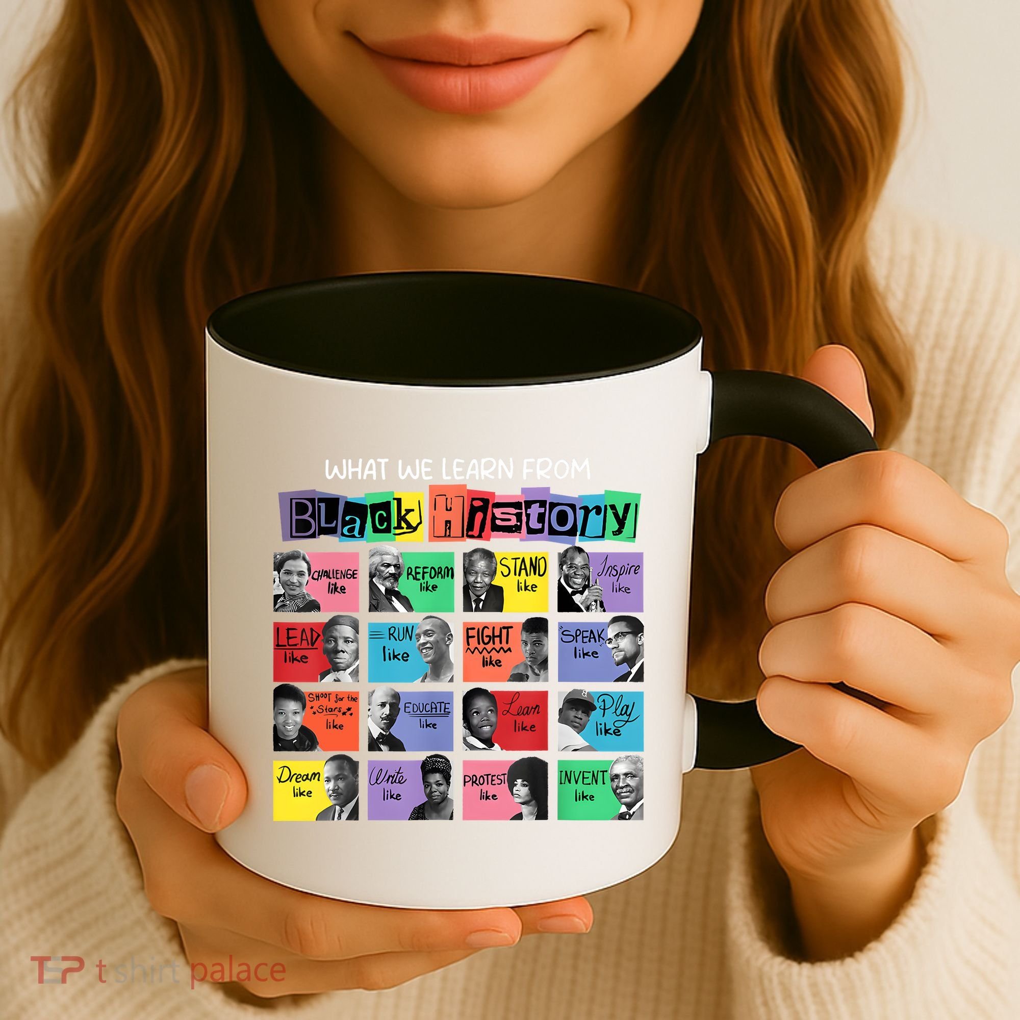 What We Learn From Black History Coffee Mug