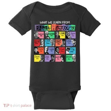 What We Learn From Black History Baby Bodysuit