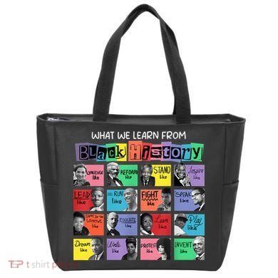 What We Learn From Black History Tote Bag