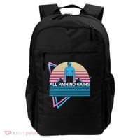 Weightlifting Weight Lifting Powerlifting All Pain No Gains Meaningful Gift Backpack thumb 0