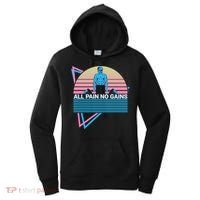 Weightlifting Weight Lifting Powerlifting All Pain No Gains Meaningful Gift Women's Hoodie thumb 0