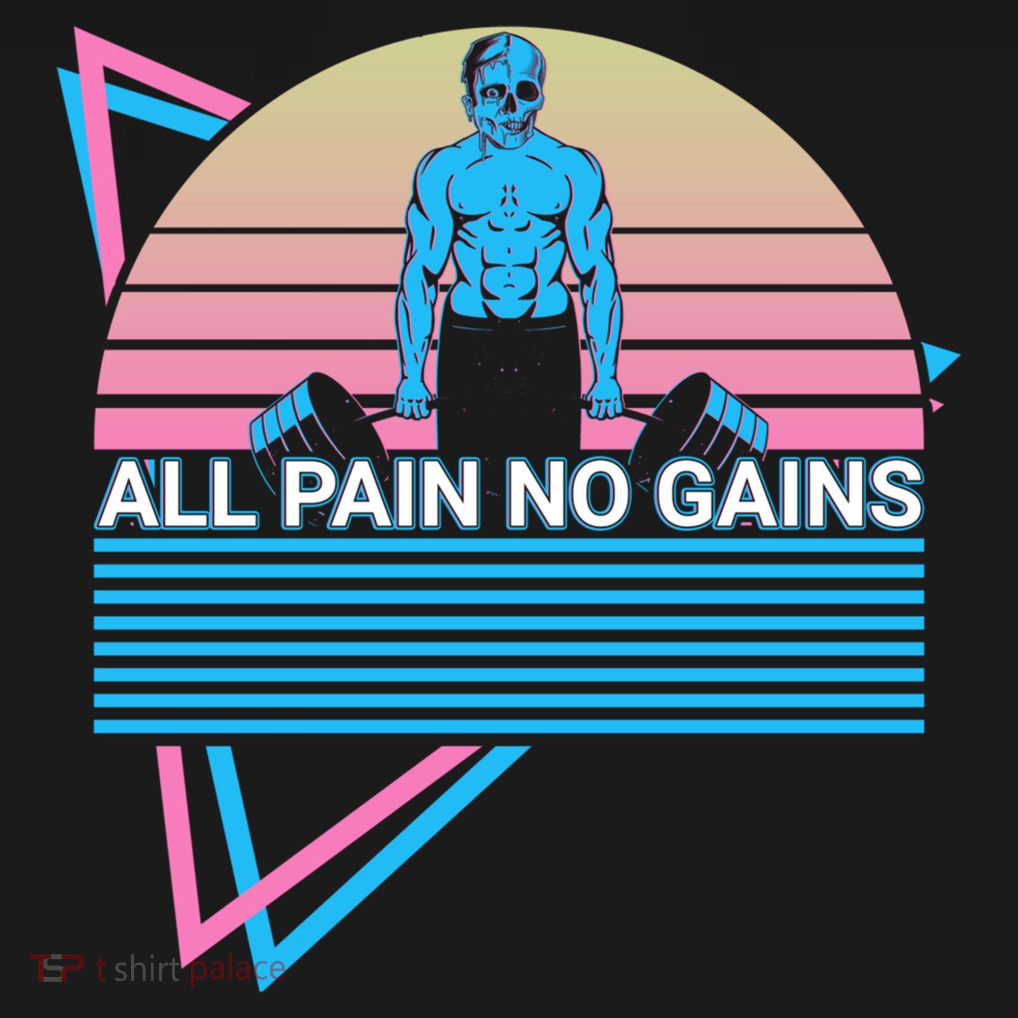 Weightlifting Weight Lifting Powerlifting All Pain No Gains Meaningful Gift Women's Hoodie