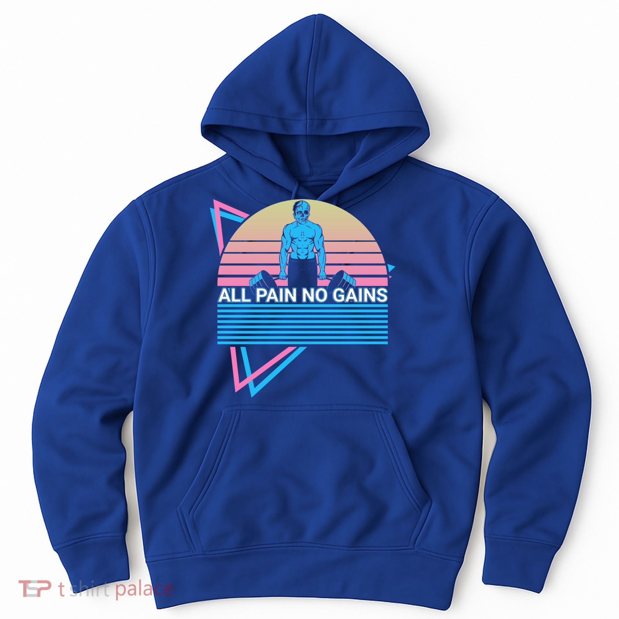 Weightlifting Weight Lifting Powerlifting All Pain No Gains Meaningful Gift Hoodie