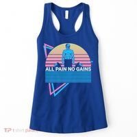 Weightlifting Weight Lifting Powerlifting All Pain No Gains Meaningful Gift Women's Tank Top thumb 0