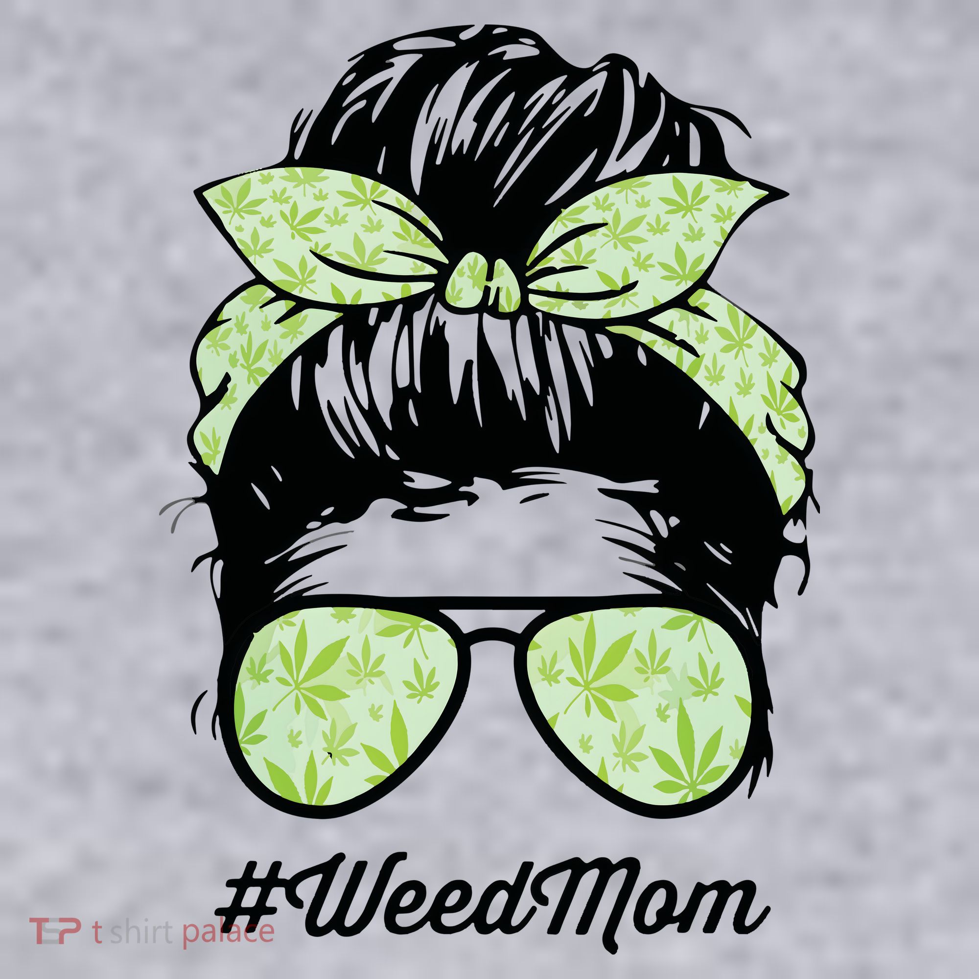 Womens Weed Mom Life With Leopard Mom Marijuana Weed Lover Women's Sweatshirt