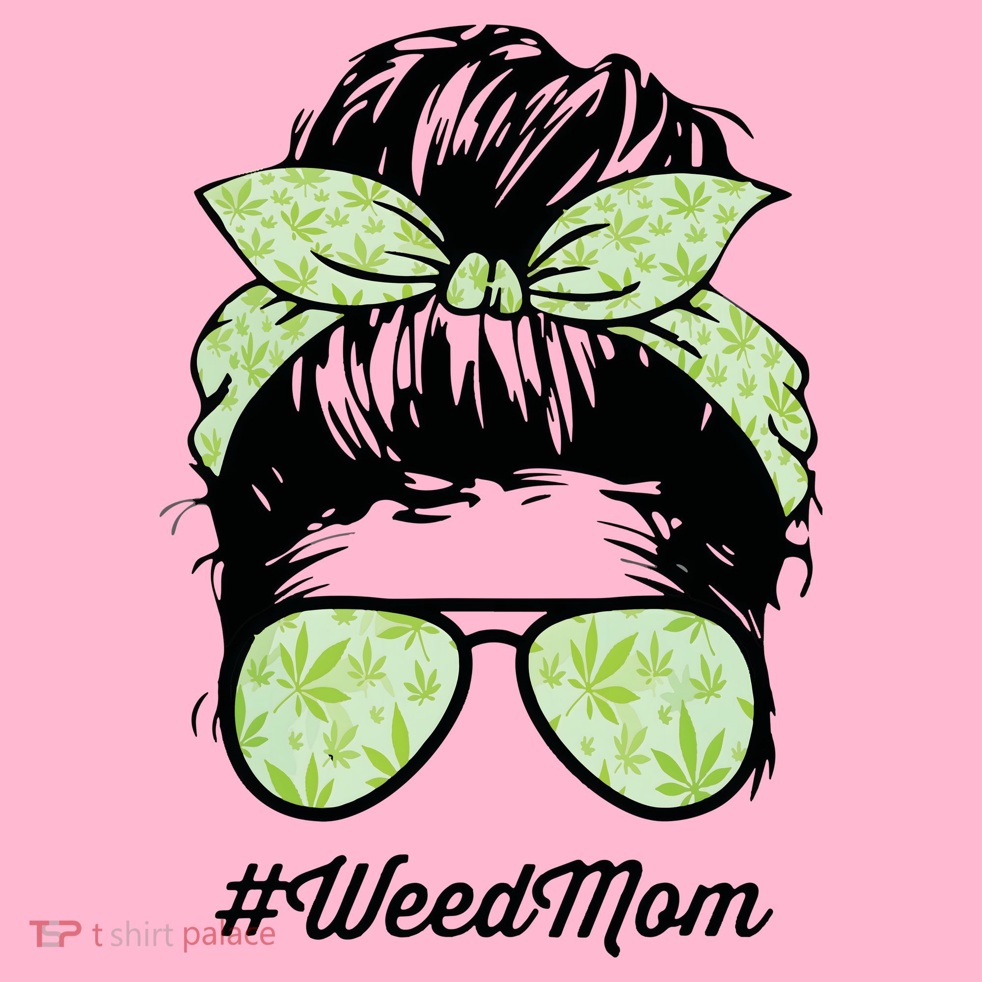 Womens Weed Mom Life With Leopard Mom Marijuana Weed Lover Coaster
