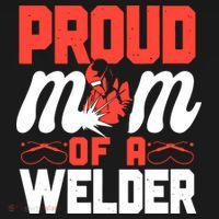 Welder Welding Mom Mother Vintage Proud Mom Of A Welder T-Shirt thumb 7