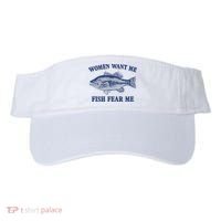 Women Want Me Fish Fear Me Visor thumb 0