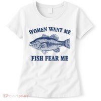 Women Want Me Fish Fear Me Women's T-Shirt thumb 0
