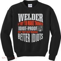 Welding Welder Metalworker Weld Funny Quote Gift Kids Sweatshirt thumb 0