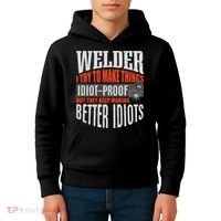 Welding Welder Metalworker Weld Funny Quote Gift Kids Hoodie thumb 4