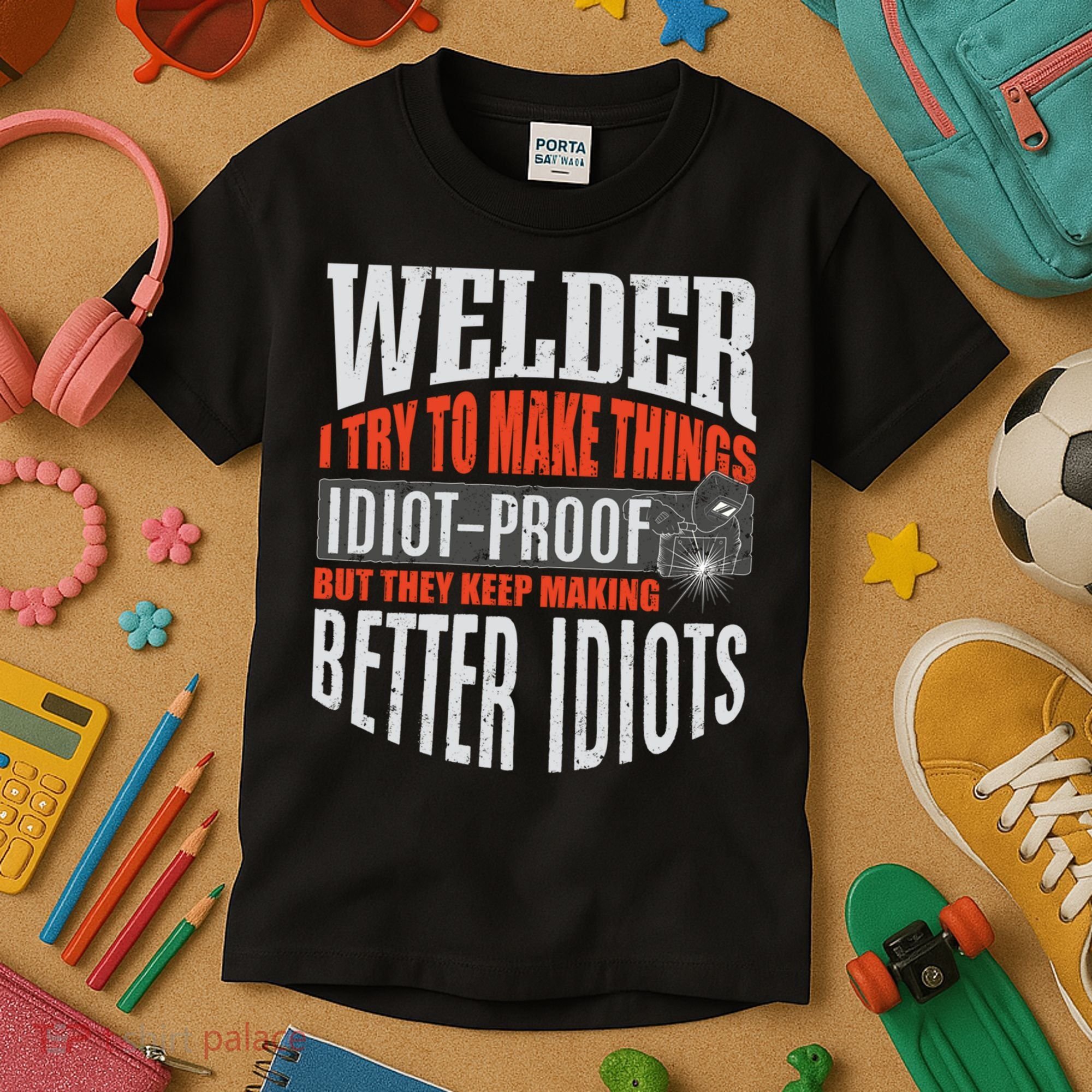 Welding Welder Metalworker Weld Funny Quote Gift Kids T-Shirt