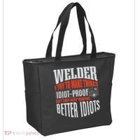 Welding Welder Metalworker Weld Funny Quote Gift Tote Bag thumb 2